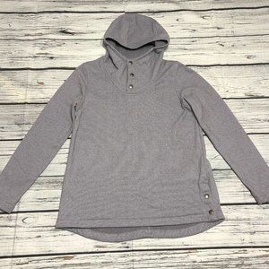 The North Face Women's Light Purple Knit Stitch Fleece Pullover Hoodie Size M